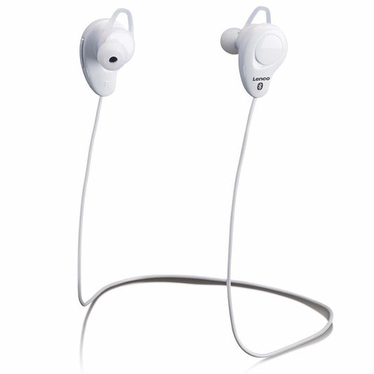 Lenco EPB-015WH | Sports Bluetooth® | Rechargable In-Ear Earphones | White