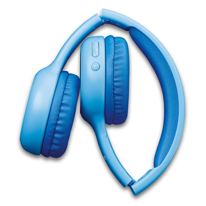 Lenco HPB-110BU | Kids Bluetooth® headphone 85dB  | with stickers | Blue