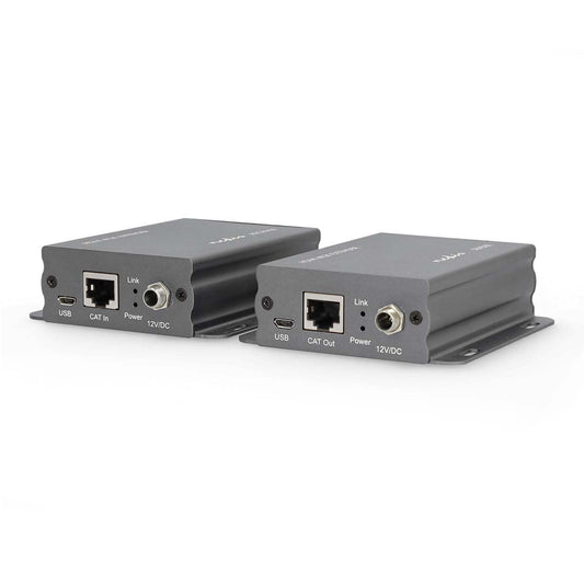 Nedis HDMI™ Extender | Over Cat6 | up to 50.0 m | 4K@30Hz | 10.2 Gbps | IR Return function | Metal | Anthracite