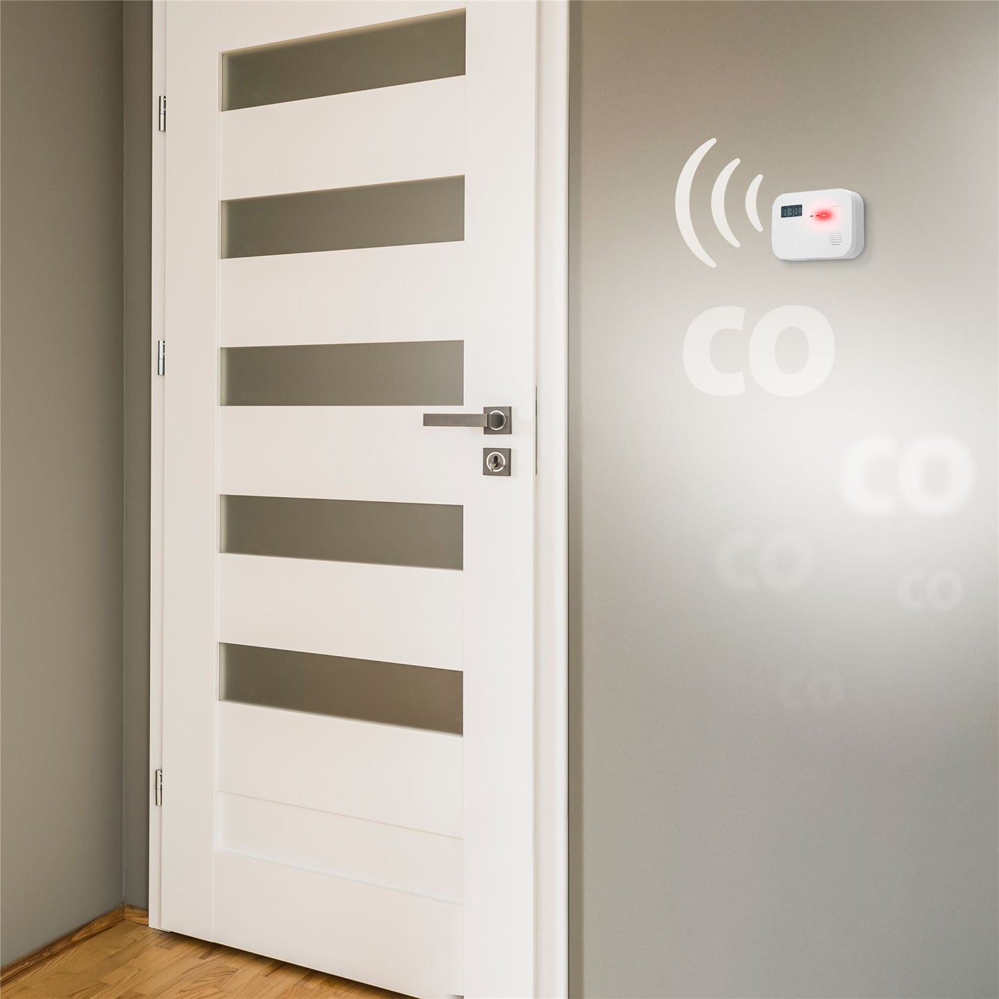 Alecto COA3910 Carbon monoxide Alarm with 10 year Sensor Runtime & LCD Display | EN50291-1:20180 | White