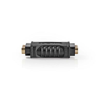Nedis HDMI™ Adapter | HDMI™ Output | HDMI™ Output | Gold Plated | Straight | ABS | Black | 1 pcs | Box