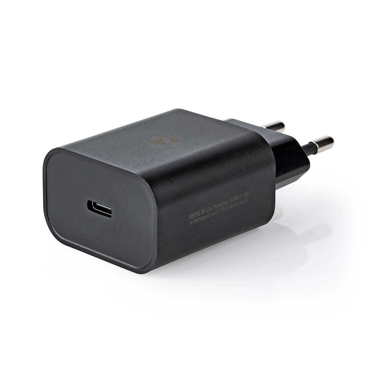 Nedis Wall Charger | 30 W | PD3.0 27W / PD3.0 30W / QC3.0 | Quick charge feature | 1.5 / 2.0 / 2.5 / 3.0 A | Number of outputs: 1 | USB-C™ | Automatic Voltage Selection | Black