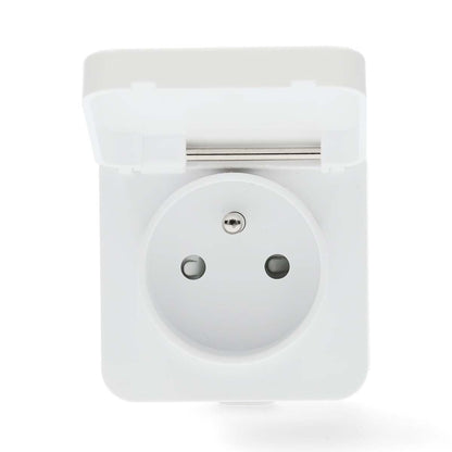 Nedis SmartLife Smart Plug | Wi-Fi | IP44 | Power meter | 3680 W | Schuko Type E (CEE 7/6) | -25 - 55 °C | Android™ / IOS | Grey / White | 1 pcs