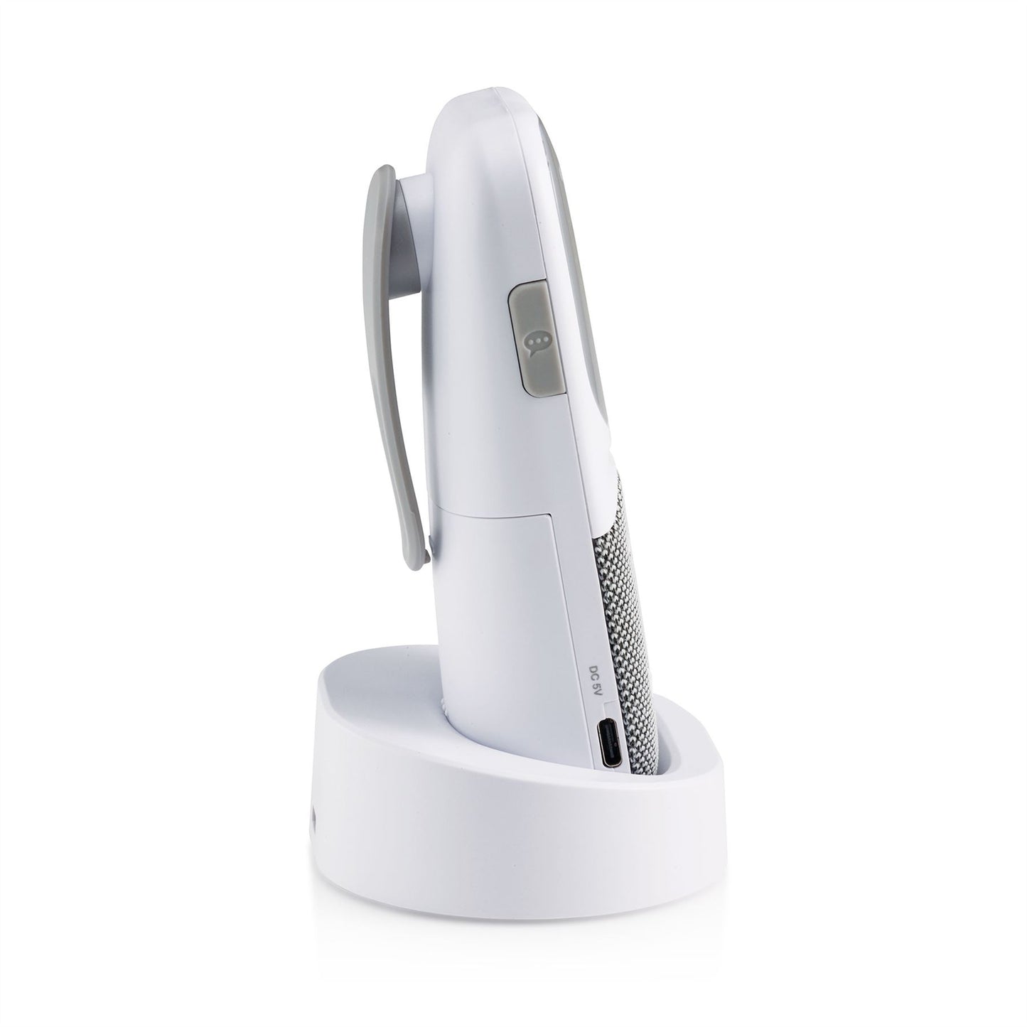 Alecto DBX140 | Modern Full Eco Audio baby monitor with crystal-clear DECT sound quality, display and night light White / Grey