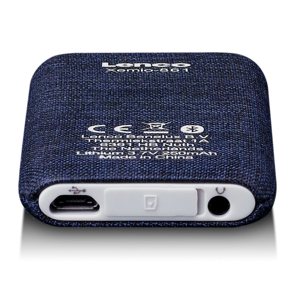 Lenco XEMIO-861BU | MP3/MP4 Player | Bluetooth® | 8GB | Micro SD Card Expansion | Blue