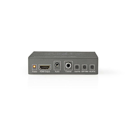 Nedis HDMI™ Converter | SCART Female | HDMI™ Output / 1x 3.5 mm sound out / 1x Digital Audio | 1-way | 1080p | 1.65 Gbps | Aluminium | Anthracite