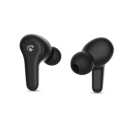 Nedis Fully Wireless Earphones | Hybrid (ENC + ANC) | Bluetooth® | Maximum battery play time: 36 hrs | Touch Control | Charging case | Wireless charging case | Built-in microphone | Voice control support | Black