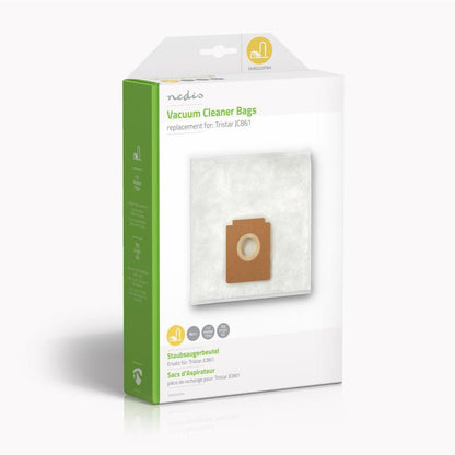Nedis Vacuum Cleaner Bag | 4 pcs | Synthetic | Most sold for: Tristar JC861 | White