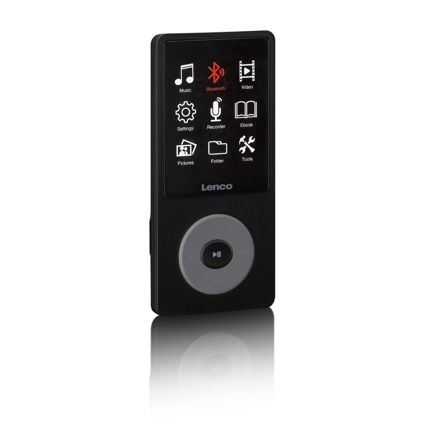 Lenco XEMIO-860BK | MP3/MP4 Player | Bluetooth® | 8GB | Micro SD Card Expansion | Black
