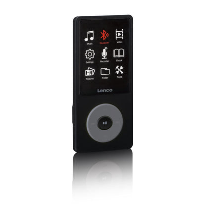 Lenco XEMIO-860BK | MP3/MP4 Player | Bluetooth® | 8GB | Micro SD Card Expansion | Black