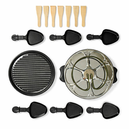 MELISSA Gourmet / Raclette | Grill | 6 Persons | Spatula | Non stick coating | Round