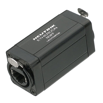 Neutrik EtherCON RJ45 feedthrough coupler for cable extensions