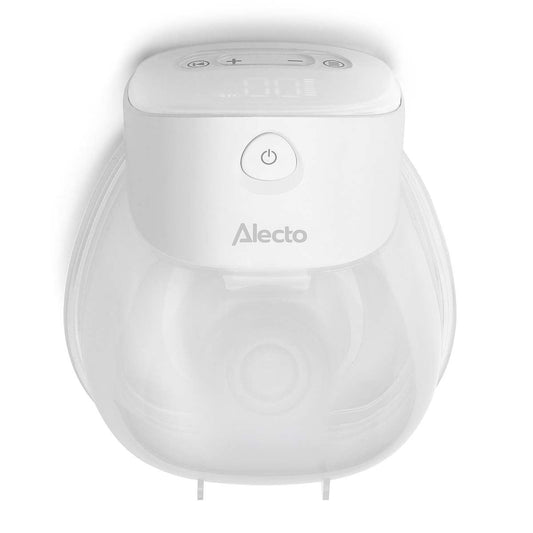 Alecto BCB50 | Alecto Electric Breast Pump Wearable, Hands-Free | Ultra Quiet 45dB Portable Pump | White