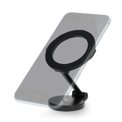 Nedis Smartphone Car Mount | Magnetic | In-Car Window and Dashboard | Universal | Adjustable Angle / Full Motion