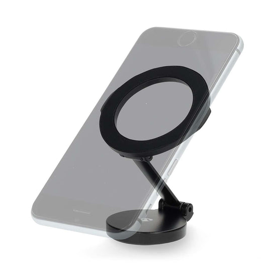 Nedis Smartphone Car Mount | Magnetic | In-Car Window and Dashboard | Universal | Adjustable Angle / Full Motion