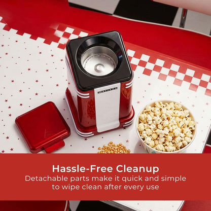 MELISSA Popcorn Maker | 60 g | 1200 W | 2–4 min | Hot Air | Red/White