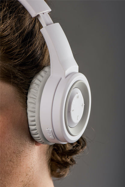 Lenco HPB-330WH | Bluetooth® Headphones | IPX Splashproof | White