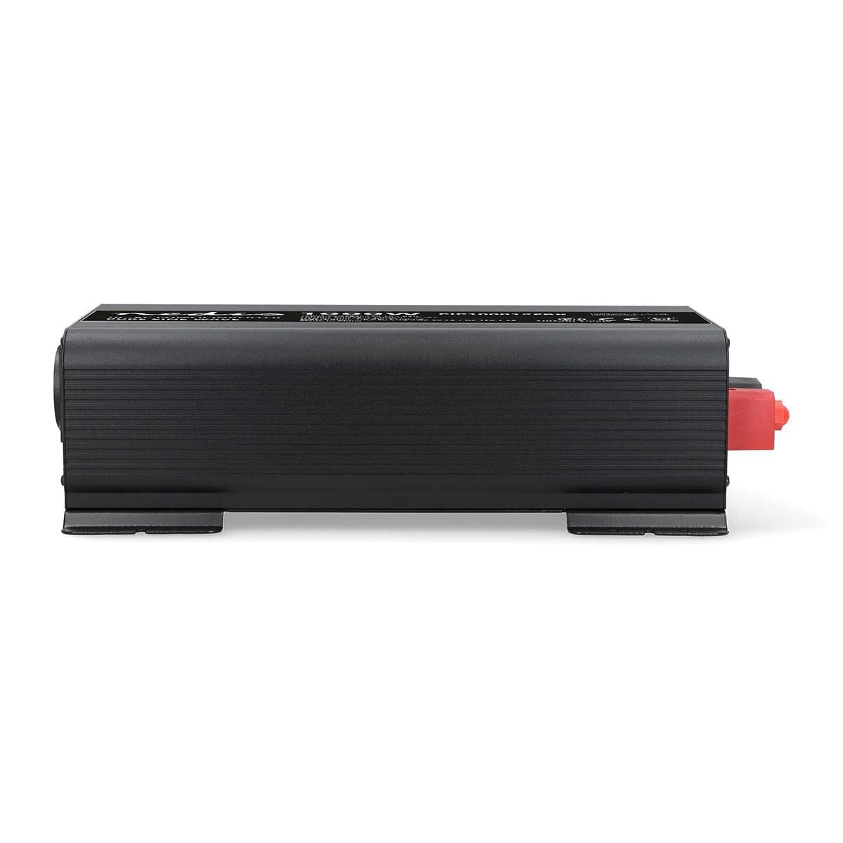 Nedis Power Inverter Pure Sine Wave | Input voltage: 12 V DC | Device power output connection(s): Type F (CEE 7/3) / USB-A / USB-C™ | 230 V AC 50 Hz | 1000 W | Peak power output: 2000 W | Screw Terminal | Pure Sine Wave | Fuse | Black