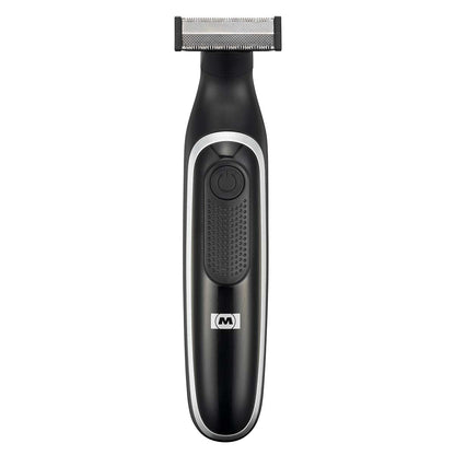 MELISSA Rechargeable Beard and Body Trimmer with Ultra-thin Razor | 4 Spacer Combs  | Black