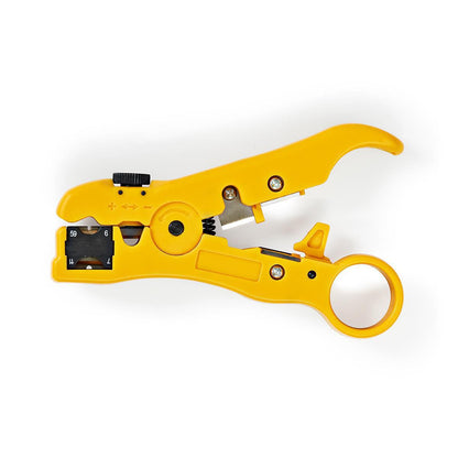 Nedis Cable Stripping Plier | Stripping Tool | ABS / Steel | Black / Yellow