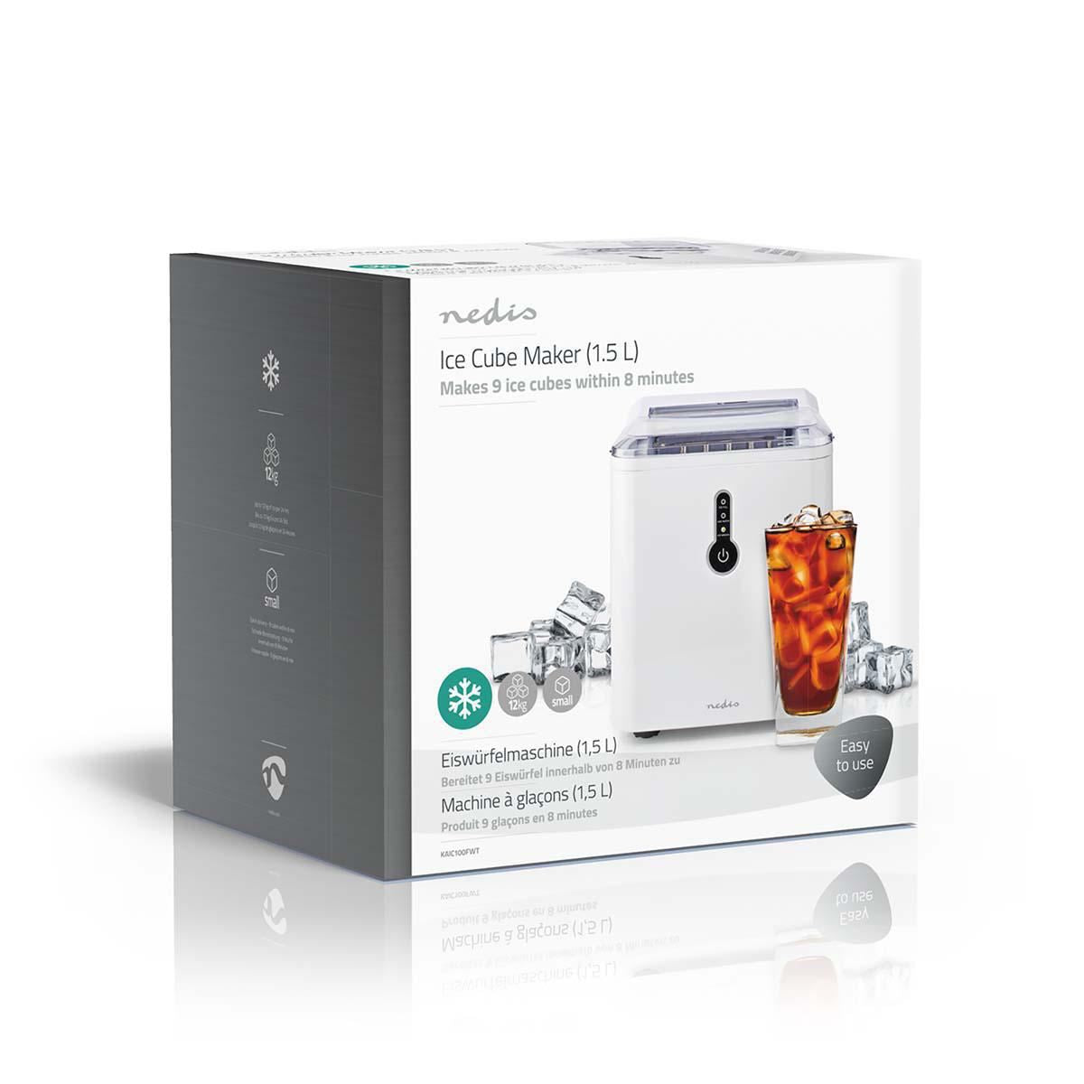 Nedis Ice Cube Maker | 1.5 l | 12 kg | Plastic
