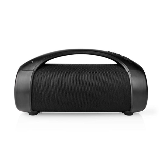Nedis Bluetooth® Party Boombox | 6 hrs | 2.0 | 50 W | Media playback: AUX / USB | IPX5 | Linkable | Carrying handle | Party lights | Black
