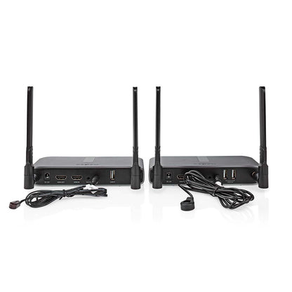 Nedis Wireless HDMI™ Transmitter | Wi-Fi | 5.15 - 5.85 MHz | 100.0 m (line of sight) | Maximum resolution: Full HD 1080p | 6.75 Gbps | IR Return function | ABS | Anthracite