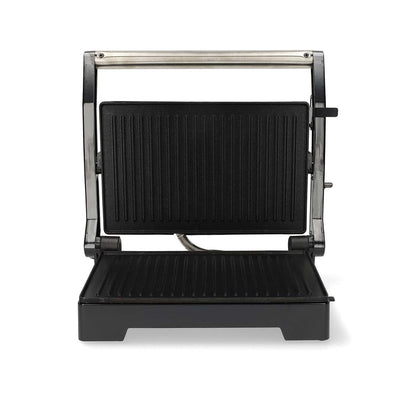 MELISSA Contact Grill | 1000 W | 23 x 14.5 cm | Opens out Table Grill Function| Plastic / Stainless Steel