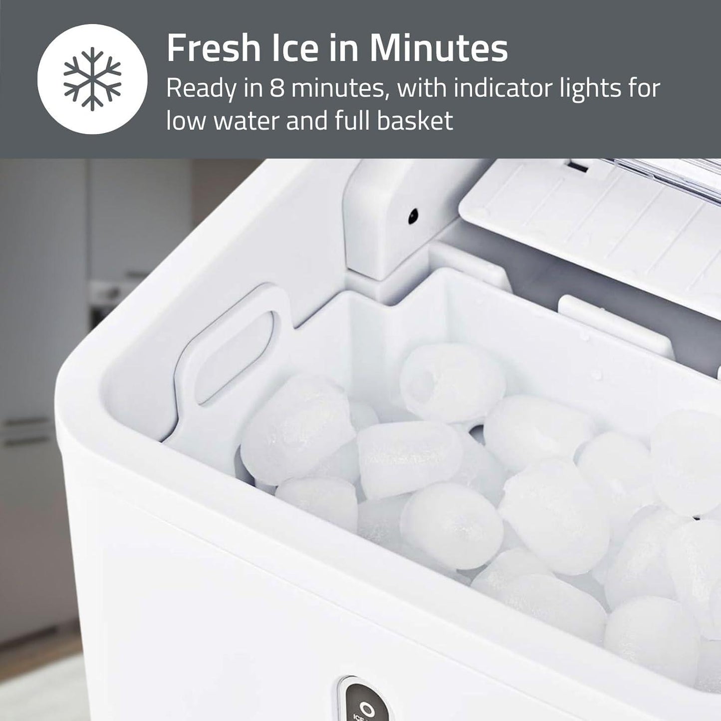 Nedis Ice Cube Maker | 1.5 l | 12 kg | Plastic