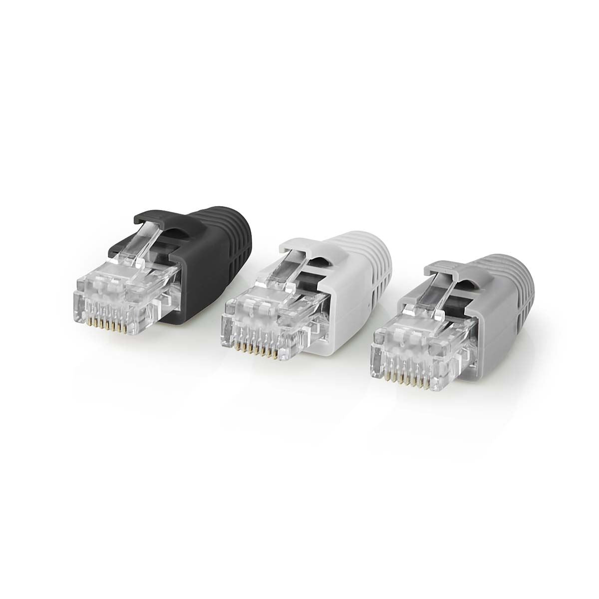 Nedis CCBW89360GY | RJ45 Connector | RJ45 Pass Through | Solid/Strande ...