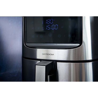 Gastronoma Digital Hot Air Fryer XXL 8 l | 60-min Timer | 8 Presets | Plastic / Stainless Steel