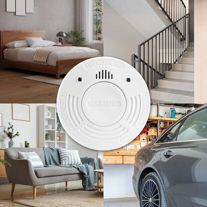 Alecto SD1010 | Smoke detector with Runtime Sensor | >85 dB | 10 Year Battery Included | EN14604:2005/AC:2008 | White