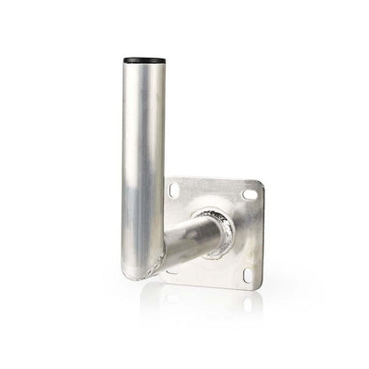 Nedis Satellite Wall Mount | Distance to wall: 250 mm | Diameter clamp: 50 mm | Maximum dish size: 100 cm | Aluminium | Silver