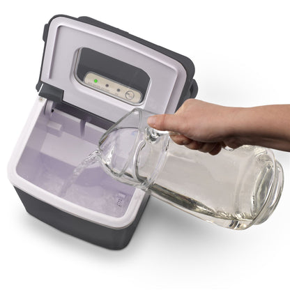 Gastronoma | Ice Cube Maker 1.8 l | 2 Size Ice Cylindrical | 15 kg | Plastic