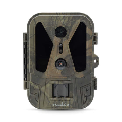 Nedis Wildlife Camera | 4K@10fps | 50 MPixel | 8 MPixel CMOS | IP65 | Black No-Glow IR | Night vision | Viewing angle: 100 ° | Motion sensor | Detection angle: 120 ° | Detection range: 25 m | Screen size: 2.4 " | LCD Screen | Brown / Green