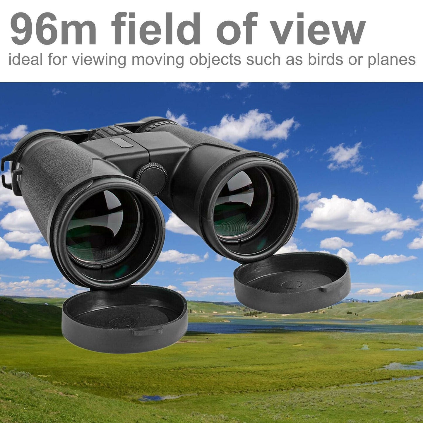 Nedis Binocular | Magnification: 10 x | Objective lens diameter: 42 mm | Field of view: 96 m | Travel bag included | Black