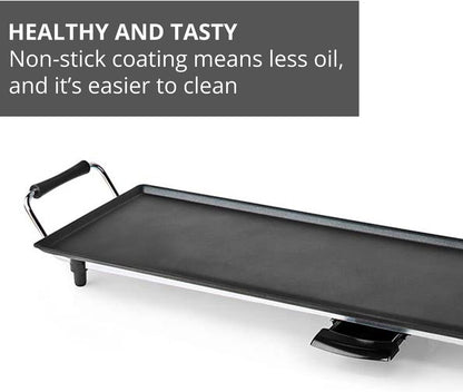 Nedis Teppanyaki Table Grill | Baking surface ( l x w ): 90 x 23 cm | 5 Heat Settings