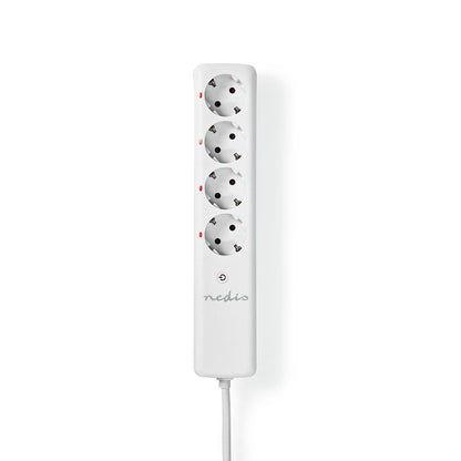 Nedis RFP410FWT | RF Plug | 433 MHz | 3680 W | Plug with earth contact / Type F (CEE 7/7) | White