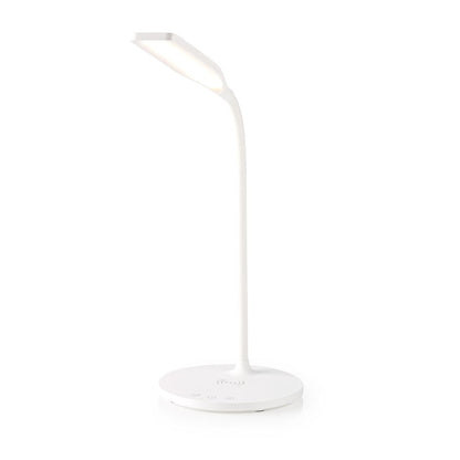 Nedis LED Lamp with Wireless Charger | Dimmer - On Product | LED / Qi | 10 W | With dimming | Cool White / Natural White / Warm White | 2700 - 6500 K