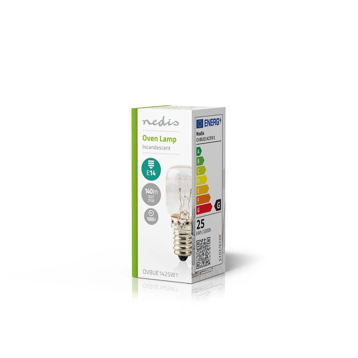 Nedis Incandescent Oven Bulb | 25 W | E14 | Incandescent | T25