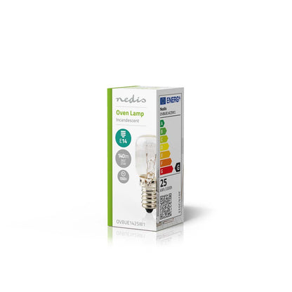 Nedis Incandescent Oven Bulb | 25 W | E14 | Incandescent | T25