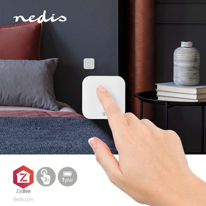 Nedis SmartLife Wall Switch | Zigbee 3.0 | Wall Mount | Android™ / IOS | Plastic | White