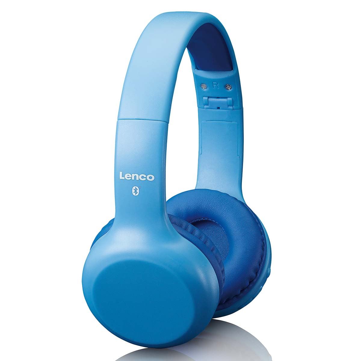 Lenco HPB-110BU | Kids Bluetooth® headphone 85dB  | with stickers | Blue