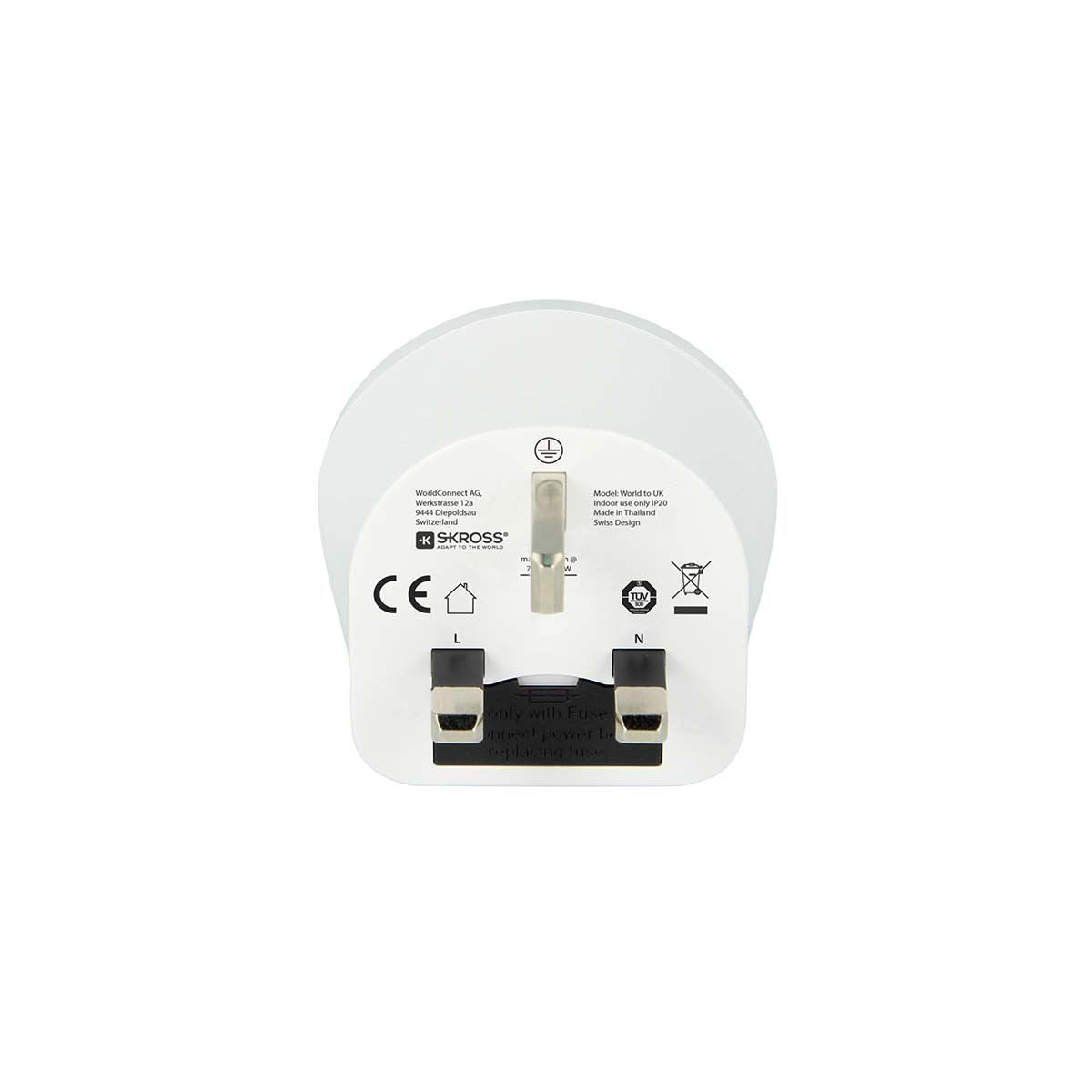 Skross SKross | Travel Adapter World-to-UK Earthed