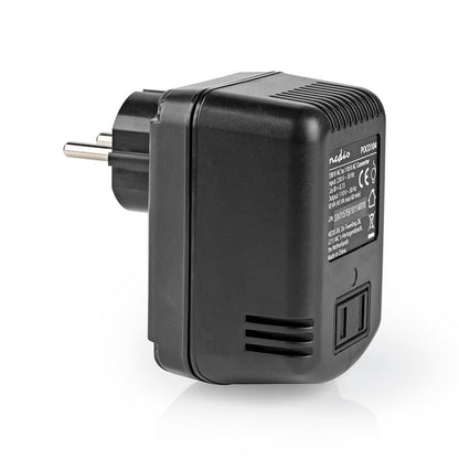 Nedis Power Converter | Mains Powered | 230 V AC 50 Hz | 30 W | Plug with earth contact | Black
