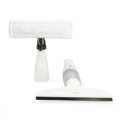 Nedis Window Vacuum Cleaner | 12 W | 1200 Pa | Capacity dirty water tank: 60 ml | Removable dirty water tank | Green / White