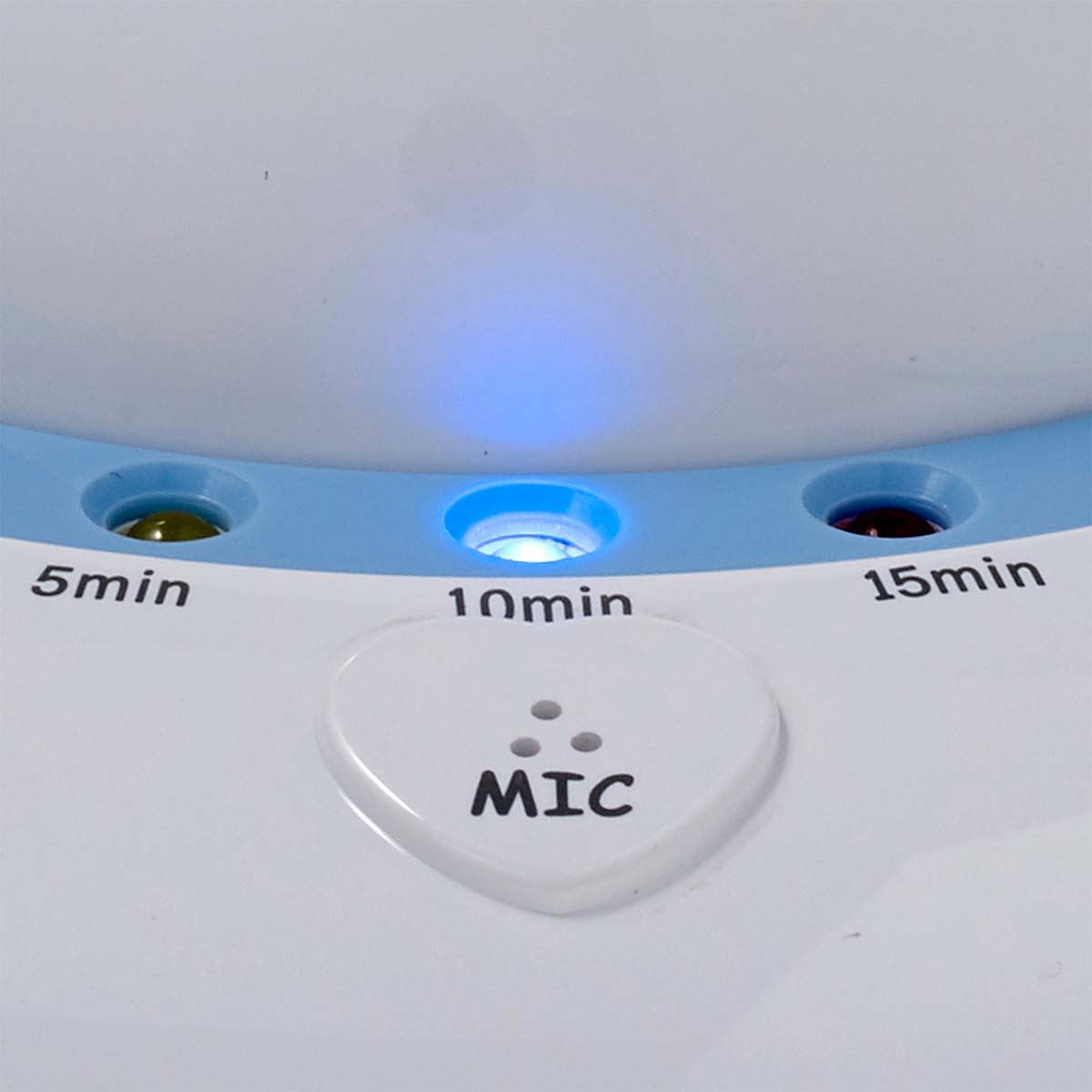 Alecto Starry Sky Nusery Projector | Adjustable Play Time | Voice Activated | Music & Light | White / Blue