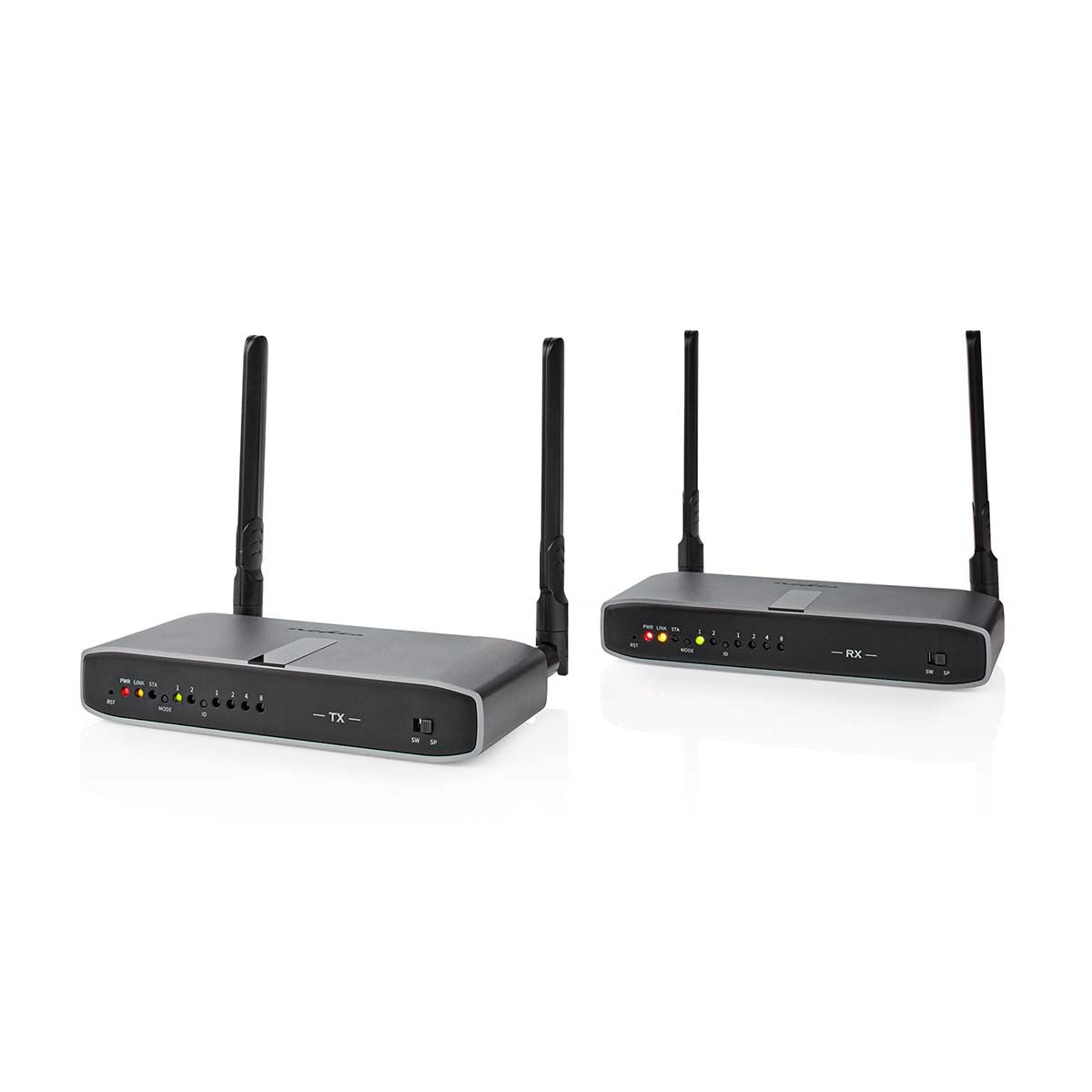 Nedis Wireless HDMI™ Transmitter | Wi-Fi | 5.15 - 5.85 MHz | 100.0 m (line of sight) | Maximum resolution: Full HD 1080p | 6.75 Gbps | IR Return function | ABS | Anthracite