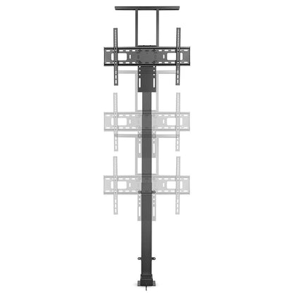 Nedis Motorised TV Stand | 37 - 80 " | Maximum supported screen weight: 60 kg | Built-in Cabinet Design | Lift range: 79 - 184 cm | Remote controlled | ABS / Steel | Black