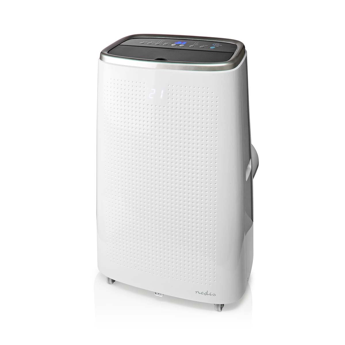 Nedis SmartLife 3-in-1 Air Conditioner | Wi-Fi | 14000 BTU | 120 m³ | Dehumidification | Android™ / IOS | Energy class: A | 3-Speed | 65 dB | White